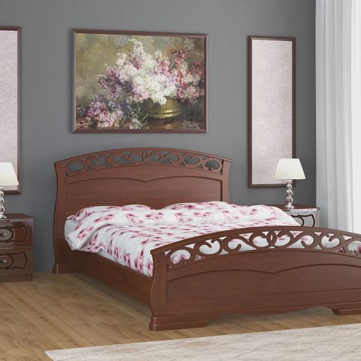 Кровать «Грация-1», орех